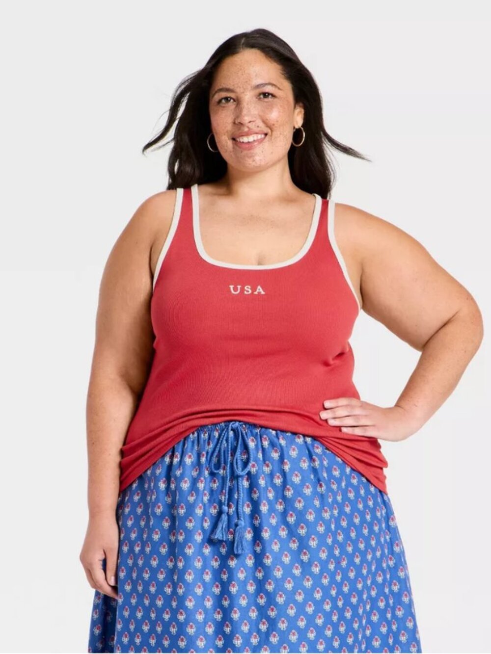 Women's Fitted Pullover Tank Top - Universal Thread Red M